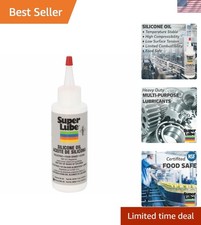 Super Lube Silicone Oil 5000 cSt, 4oz - NSF Food Grade, High Low Temp Stable