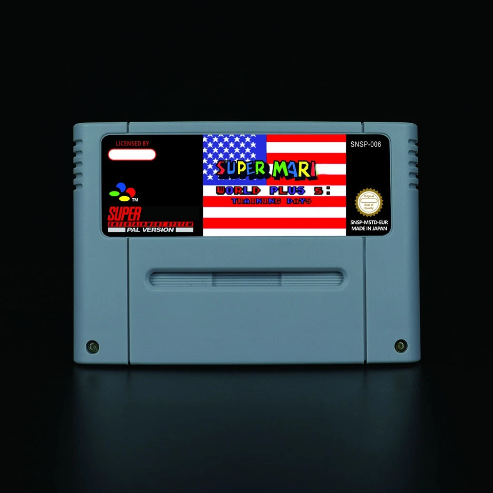 H@CK ROM - Super Mario World Plus 5 - Training Days FOR SNES PAL - Bild 1 von 1