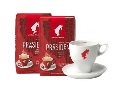 2 X Julius Meinl Classic Collection Präsident 500 gr- Free Mug and Shipping