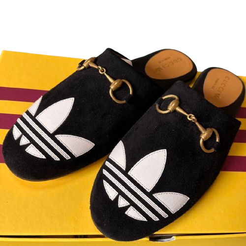 GUCCI Adidas Collaboration Sandalen Logo Horsebit ation36 702211 - Bild 1 von 7