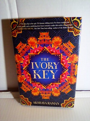 SIGNED! The Ivory Key by Akshaya Raman 1ST Ed.  SIGNED! Hardcover 2022 NEW