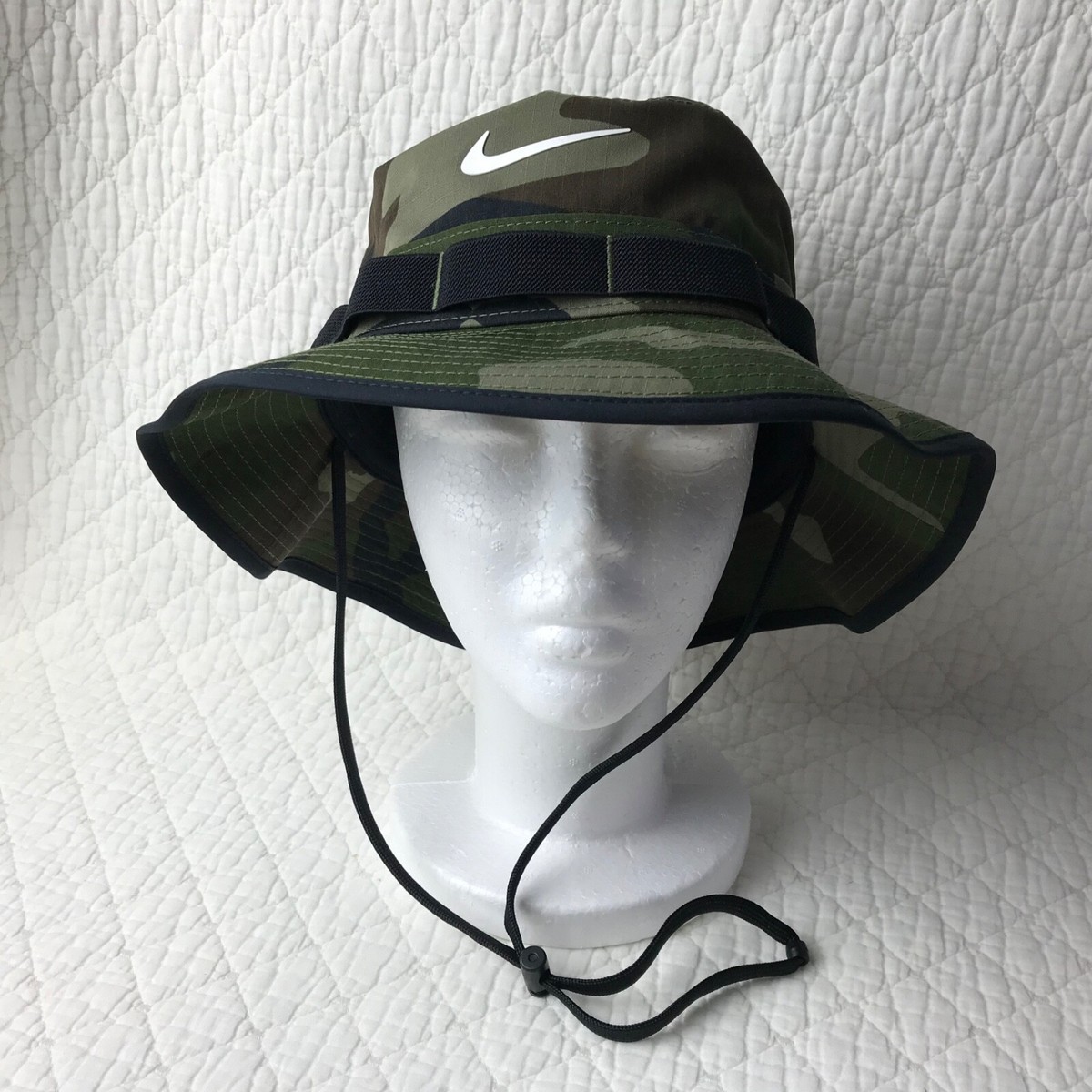 Nike Core Boonie Bucket Hat Adult Unisex SZ S/M Green Camo