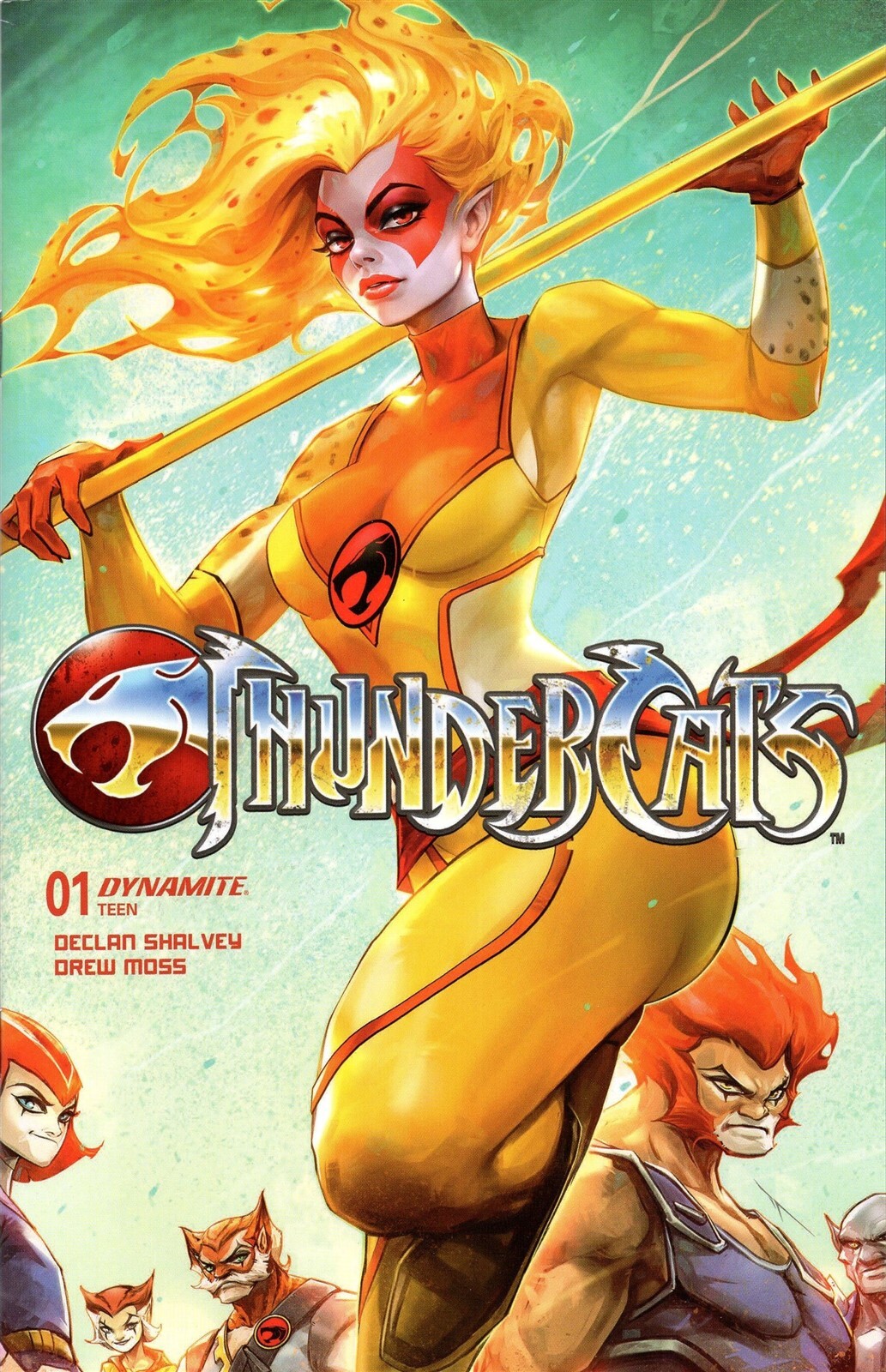 Thundercats #1 cover E Ivan Tao Dynamite 2024 comic Lion-O Cheetara Panthro