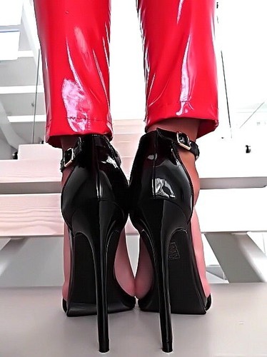 Sandalias clásicas de diseño de tacón alto originales Mellisa negras 37 - Imagen 5 de 7