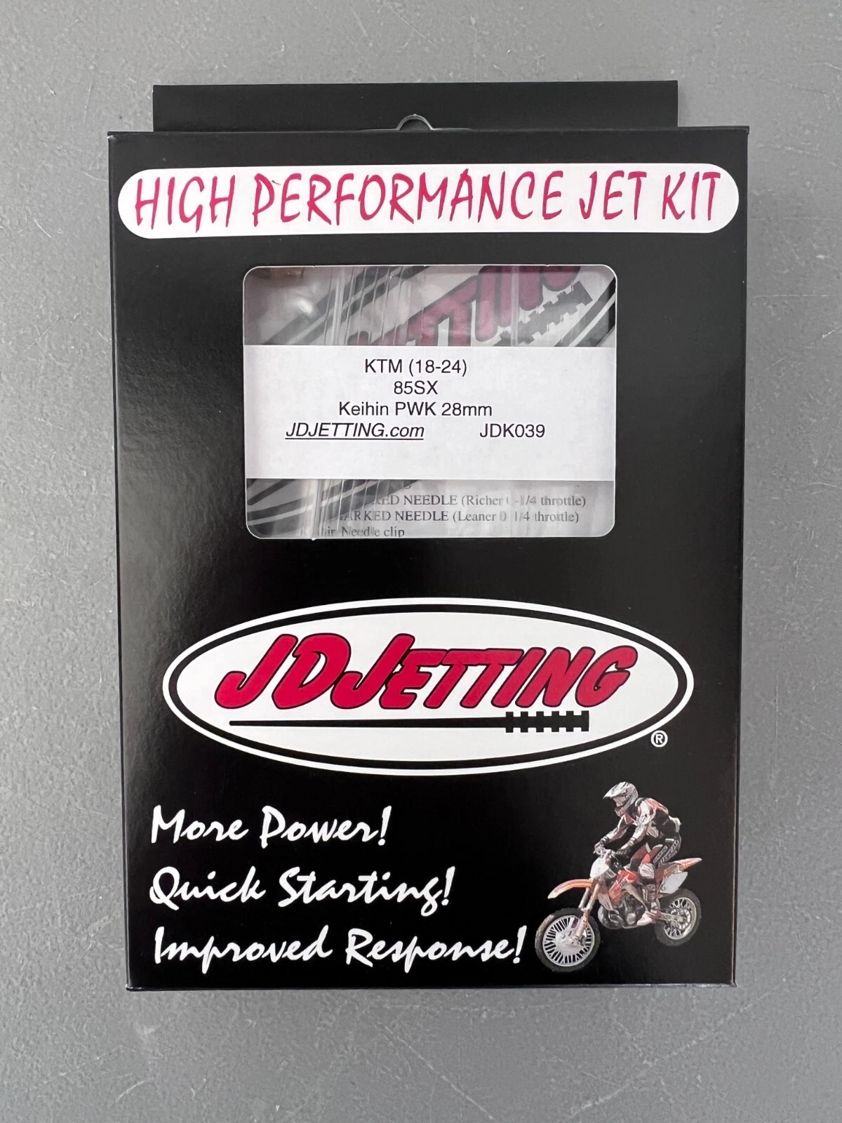 KTM 85SX JD Jetting Jet Kit 2018-2024 85 SX JDK039 Mains Pilot Needle
