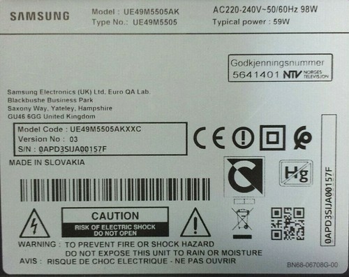 JUEGO DE ALTAVOCES (2) BN96-42847A PARA SAMSUNG UE49M5505AK - Imagen 3 de 3