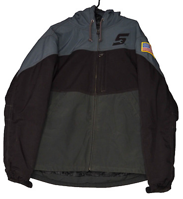 Snap-On Tools Heavy Winter Jacket With Flag Patch and Hood Snap-On Tools Heavy Winter Jacket With Flag Patch and Hood