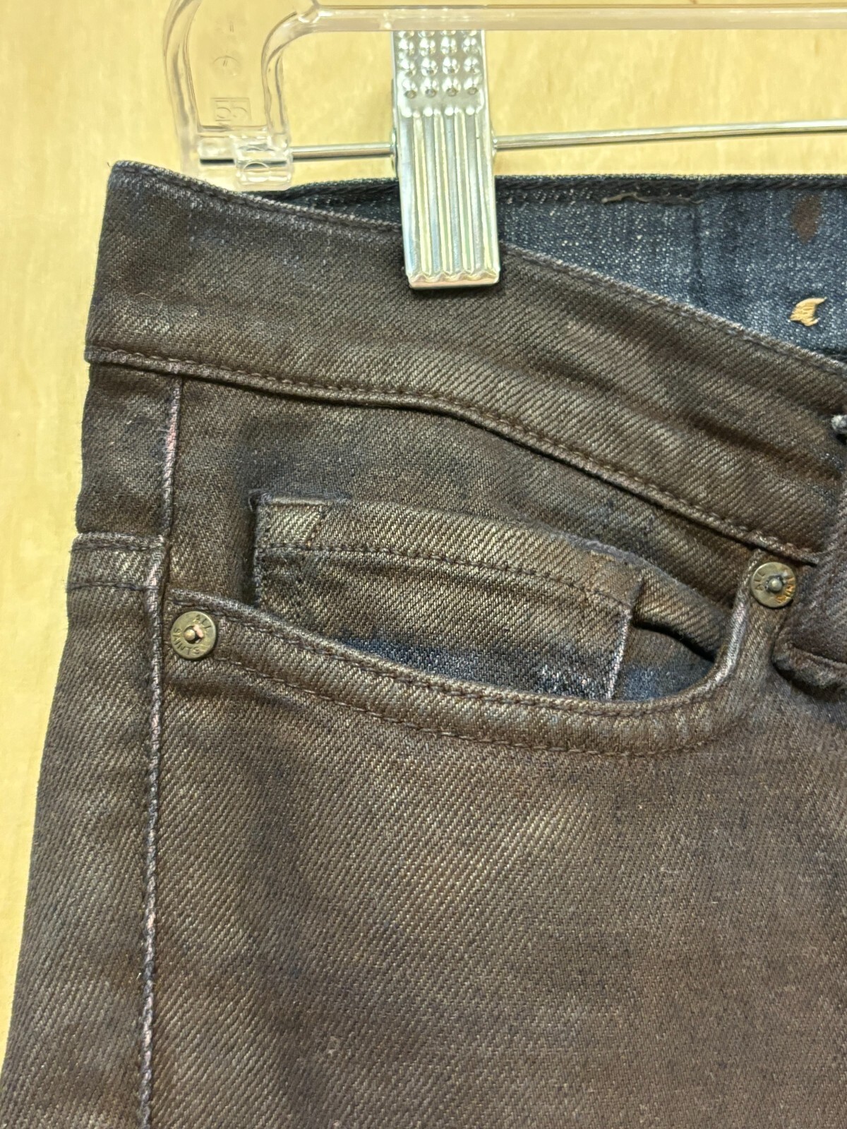 AllSaints Spitalfields Black Slim Fit Ankle Denim Jeans Size 27x32 image 3