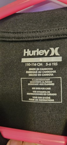 Hurley Mädchen Langarmshirt Oberteil neu mit Etikett Größe 6 - Bild 4 von 5
