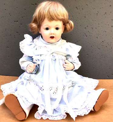Gorgeous Reproduction JDK Kestner 237 Hilda Doll - 19 Inches, Bright Blue Eyes,