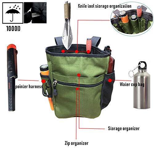 Metal Detecting Finds Bag Waist Digger Pouch Tools Bag for PinPointer Garrett... - Bild 7 von 9