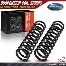 2x Front Left&Right Coil Spring for Chevrolet Chevelle El Camino Monte Carlo GMC