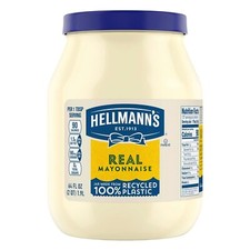 Hellmann's Real Mayonnaise, 64 oz Rich in Omega-3 ALA Certified Cage Free Eggs