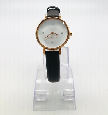 Esprit Damenuhr mit Lederarmband, Quarz, neuwertiger Zustand