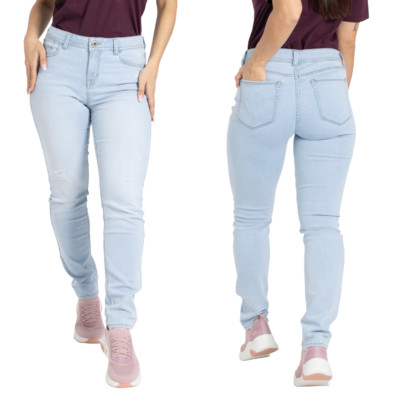 Blauerhafen Jeans Damen Skinny Fit Push Up Jeanshose Stretch Denim Hose