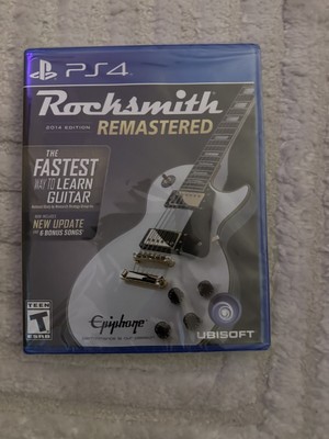 Rocksmith 2014 Edition Remastered (Sony PS4) Still Sealed NO CABLE. GAME ONLY.