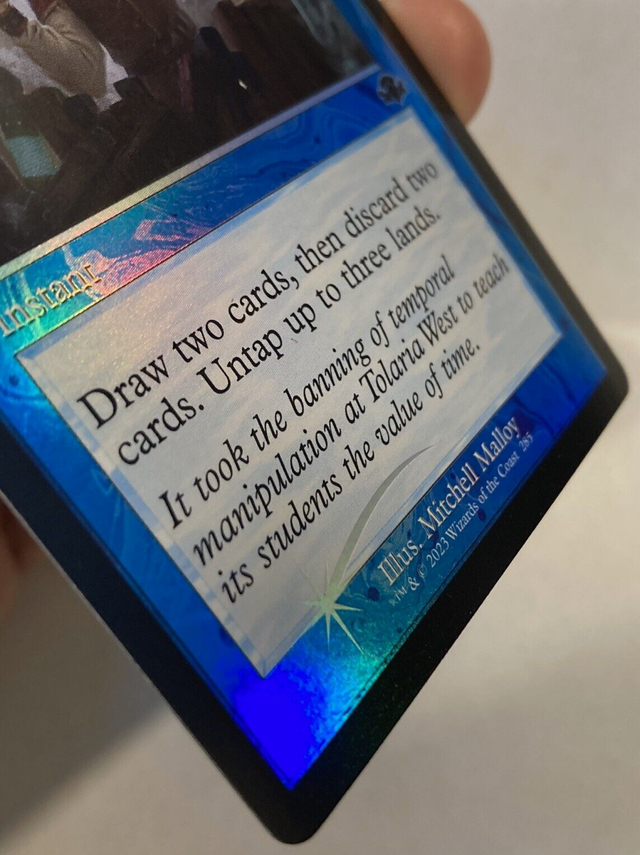 MTG Frantic Search *RETRO FRAME FOIL* Dominaria Remastered