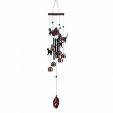 Cat Silhouettes Wind Chimes