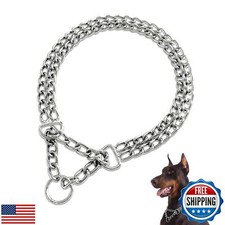 LOS ANDES Dog Chain Collar Metal Martingale Collar No Pull Dog Slip Collar An