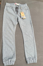 NWT LEVIS GRAY Knit Jogger sweatpants cotton blend boys activewear size MEDIUM