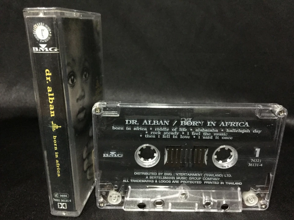 Dr. Alban Born in Africa Cassette Tape (BMG Thailand 1996) - Image 3 of 3