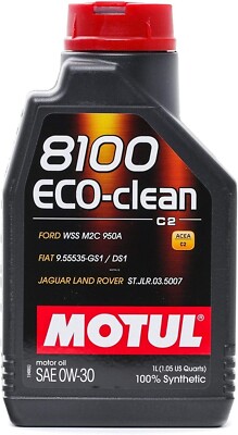 Motul 1L Synthetic Engine Oil 8100 Eco-Clean 0W30