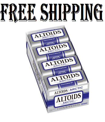Altoids Arctic Peppermint Mints, 1.2-Ounce Tin (Pack of 8) - Fast Shipping   