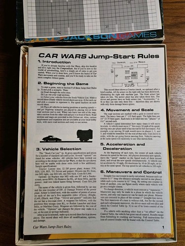 Car Wars Deluxe Edition Steve Jackson Games, Vintage Table Top/RPG - Picture 3 of 19