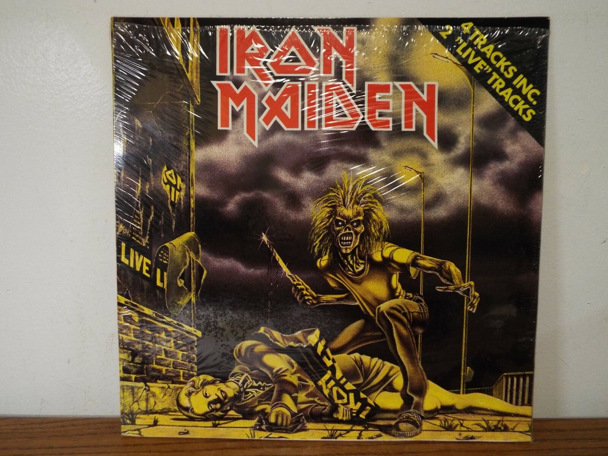 【LP】IRON MAIDEN IRON MAIDEN 4 TRACKS INC 2 LIVE TRACKS 1980 MADE IN EEC LP