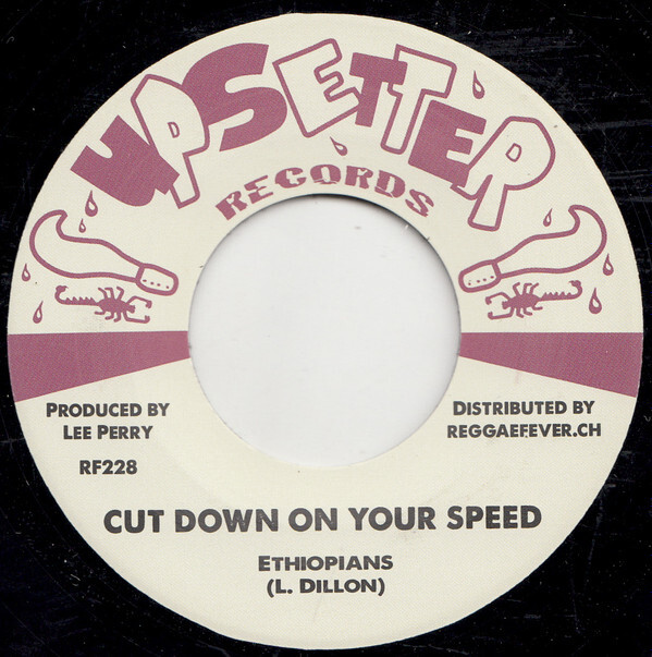 ジャマイカ7” The Ethiopians Not Me / Cut Down On Your Speed none Upset Records /00050 The Ethiopians / Dave Barker - Cut Down On Your Speed / One