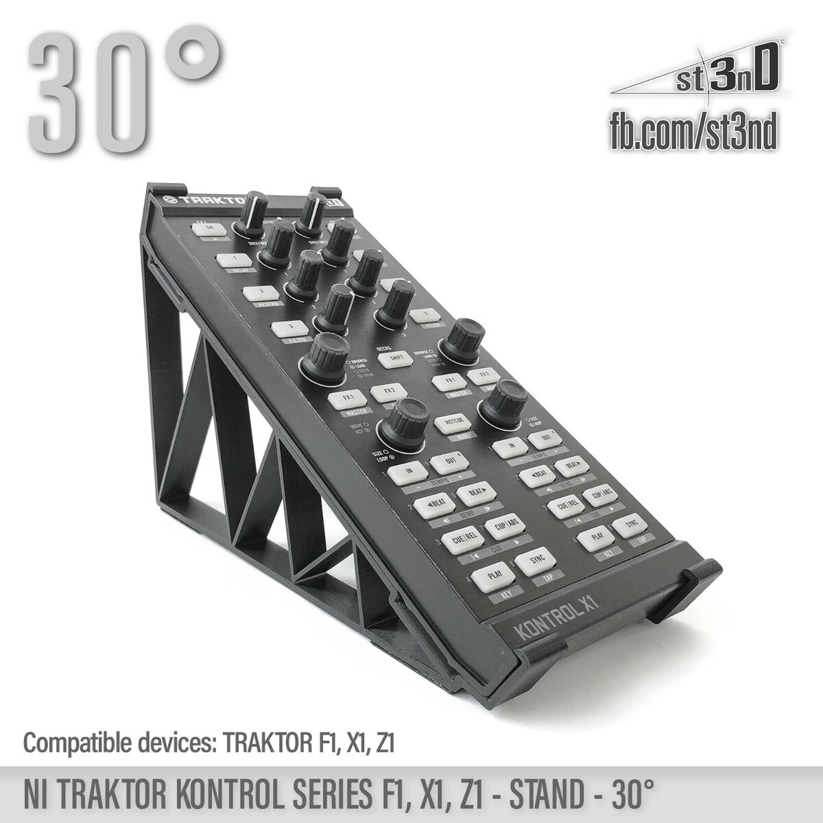 STAND for NATIVE INSTRUMENTS TRAKTOR KONTROL F1 / Z1 STAND for NATIVE INSTRUMENTS TRAKTOR KONTROL F1 / Z1