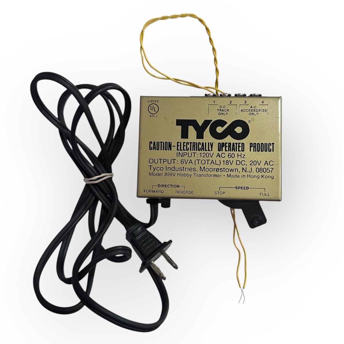 その他 Tycoco how2work Tyco 899V Hobby Transformer 120V AC 60Hz Input 18V DC 20V AC
