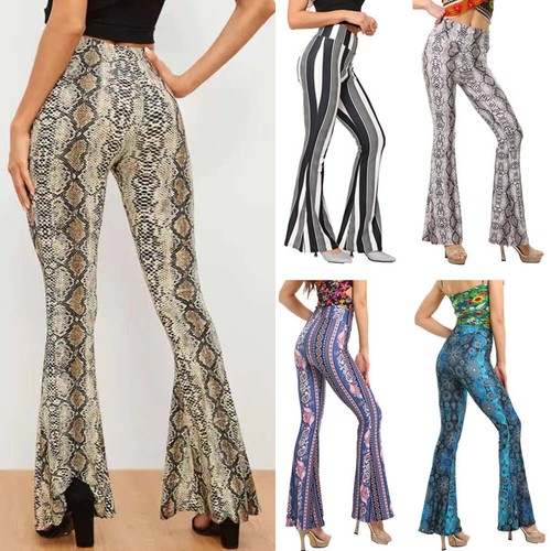 Women Yoga Pants Flare Foldover High 