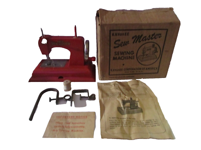 Vintage Child's Toy KAYanEE Sew Master Sewing Machine Germany With