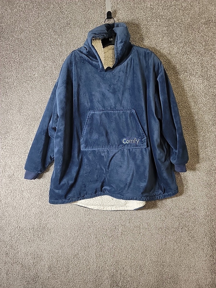 The Comfy Original Wearable Blanket Navy Blue Hoodie Pullover
