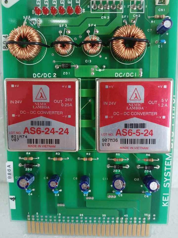 KEI SYSTEM BTB-PW1/01 PCB CARD 981A FREE SHIPPING WORLWIDE - Image 4 of 4