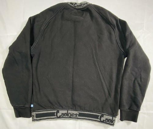 Cookies CKS SF Sweater Mens SZ S Black Gray Long Sleeve Pullover - FAST SHIP! - Picture 4 of 6