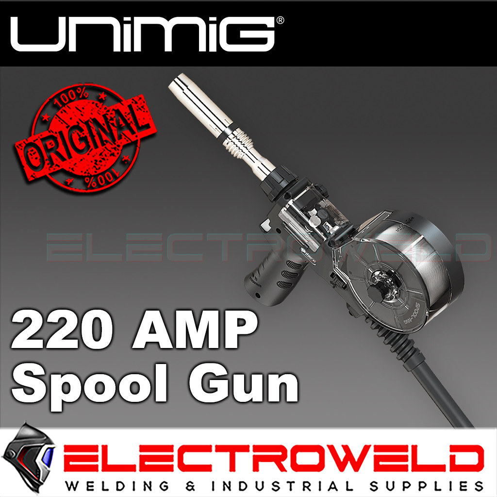 UNIMIG 220A Spool Gun Welding Torch Mig Wire Binzel Type Aluminium 240A PLSP240A