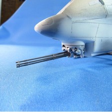 Pistola Gatling M197 (stampata in 3D) scala 1:32 (per kit modellino elicottero ICM) MDR3224