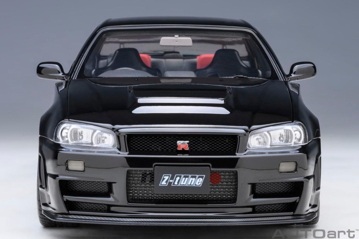 AUTOart 1/18 NISSAN SKYLINE NISMO R34 GT-R Z-tune Black Pearl