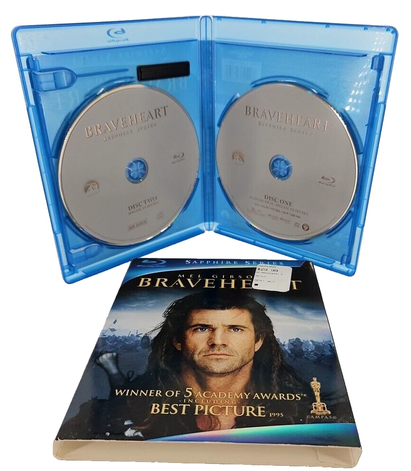 Braveheart Blu-Ray Video Movie Mel Gibson Best Picture - Image 4 of 4