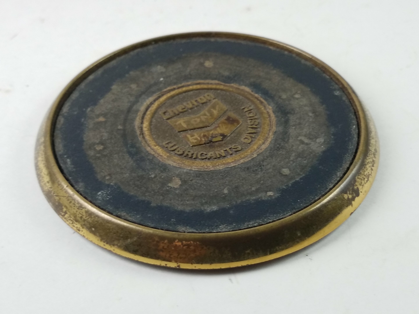 Chevron Lubricants Division Round Logo Coaster 3.75-Inch Diameter