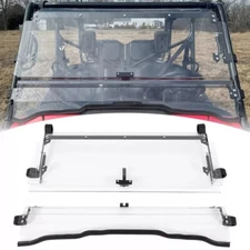 For Honda Pioneer 1000 /1000-5 UTV Flip Windshield 2016-24 w/Gas Spring