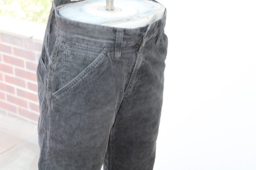 Mens Corduroy Levi 509 W32 L32 jeans Comfort Straight Leg Grey Cords Levi's - Picture 7 of 21
