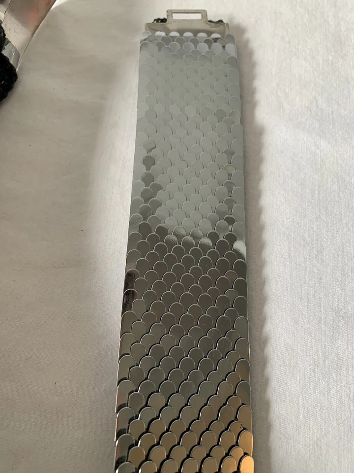 "Cinturón Disco Elástico ESCALA DE PESCADO Flower Power Damas 27"" Largo" Foto 3 de 4