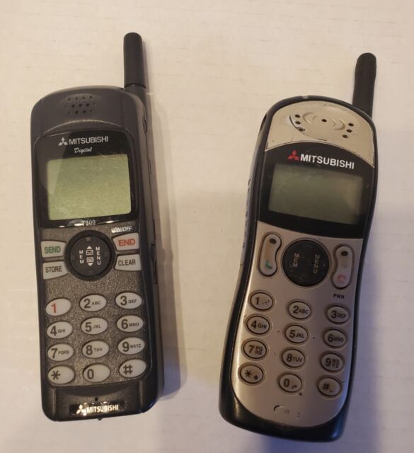 Vintage Mitsubishi Cell Phones. T200 & T300. Not tested. Selling As Is. Vintage Mitsubishi Cell Phones. T200 & T300. Not tested. Selling As Is.