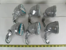 Lot of 6 New NOS Bell Outdoor Metal Halogen Swivel Lampholder Floodlight Light