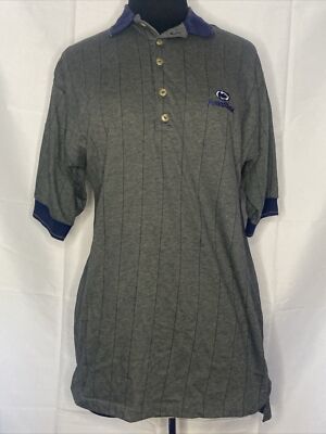 Penn State Polo Shirt Men's Size M Dunbrooke 100% Cotton