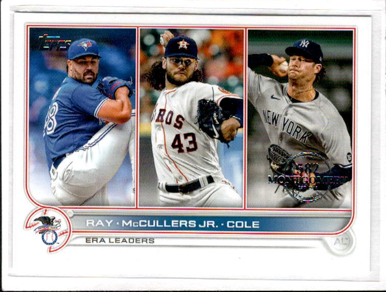 2022 Topps 582 Montgomery Club Foil Stamped Ray McCullers Gerrit Cole  #283