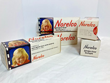 Projector Lamps   New Old Stock. Norelco Brand   CWA Lot of 5 750W 120V T12